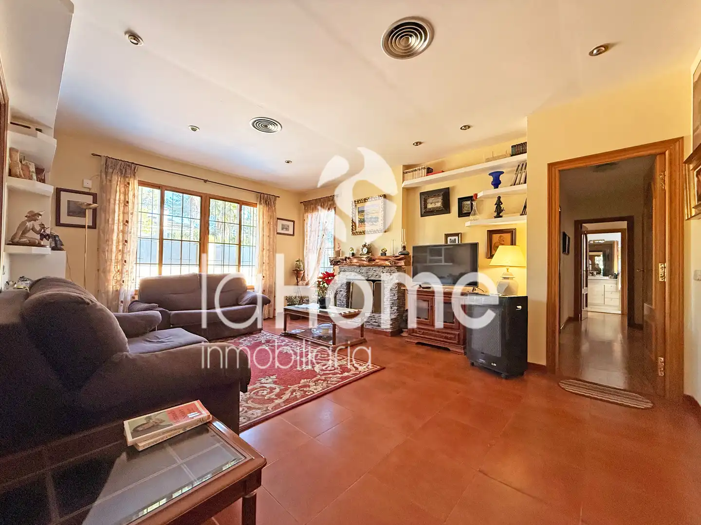 Sala de estar de Casa o chalet en venta en Paterna con Aire acondicionado, Jardín privado y Parquet