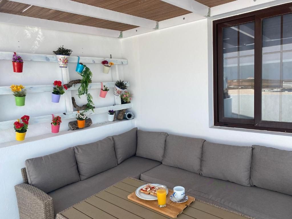 Terrasse von Wohnungen miete in Teguise mit Möbliert und Haustiere erlaubt