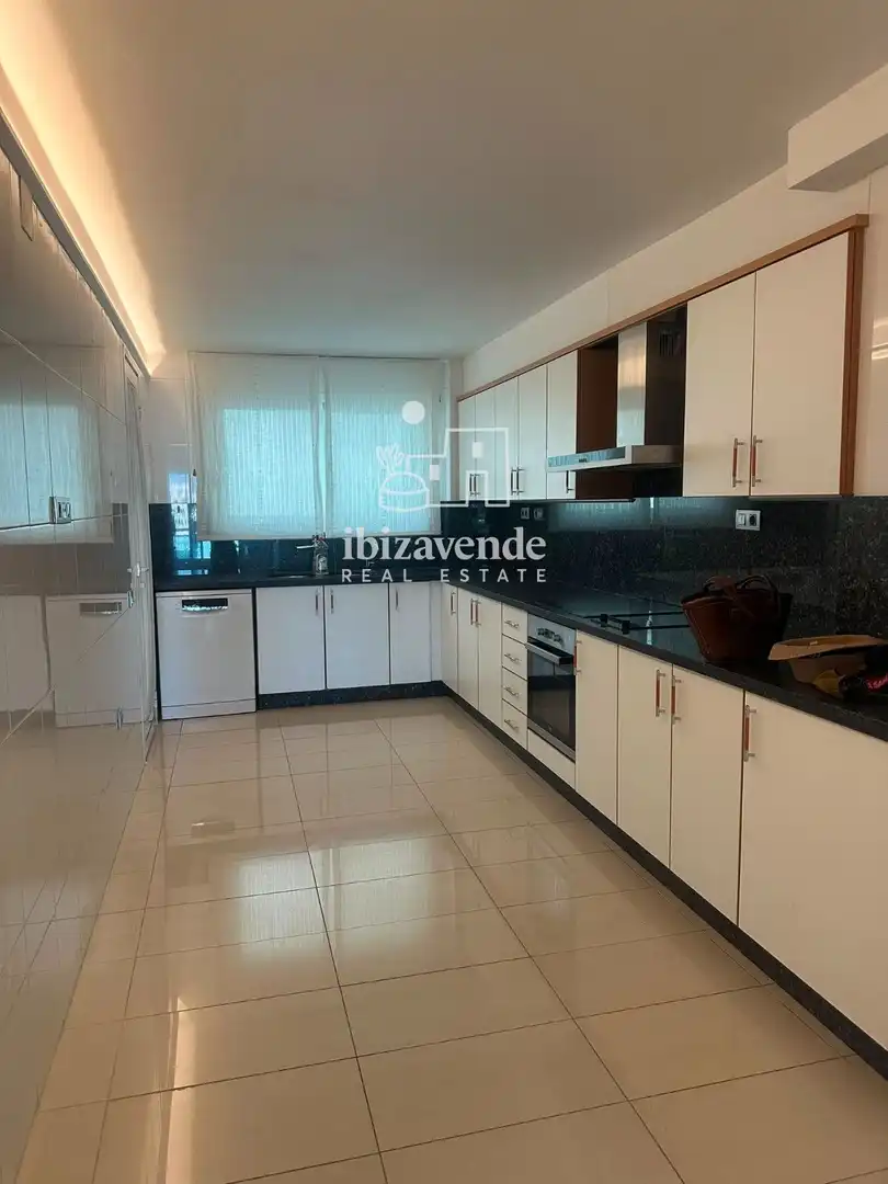 Kitchen of Flat for rent in Eivissa  with Air Conditioner, Terrace and Swimming Pool