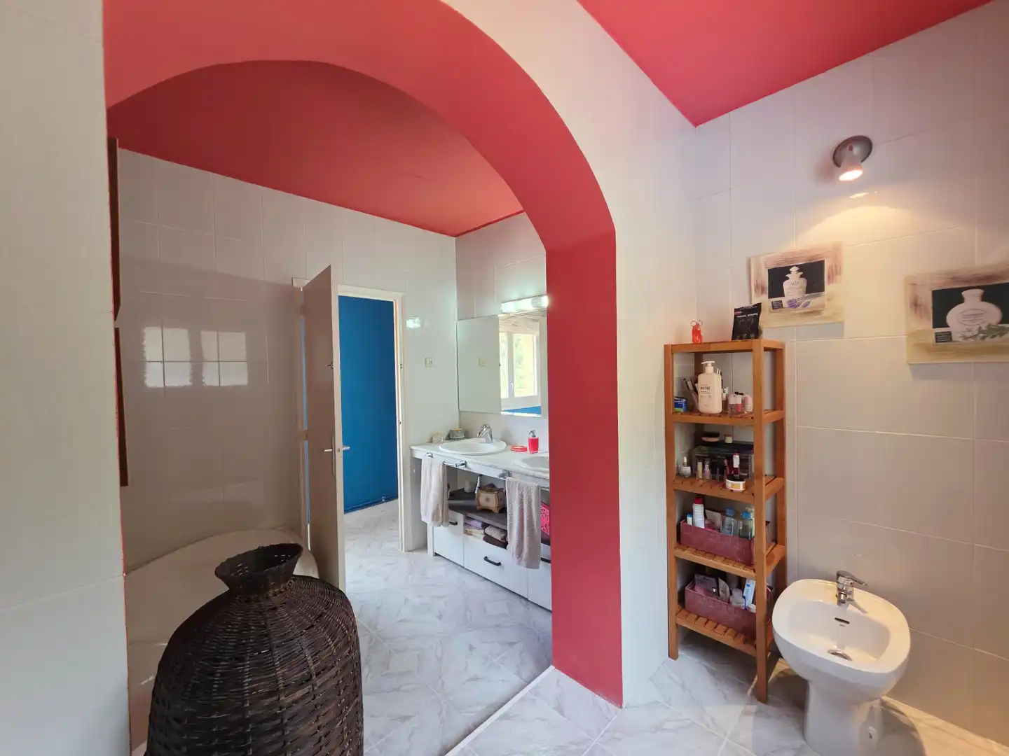 Baño de Casa o chalet en venta en Vallirana con Calefacción, Jardín privado y Terraza