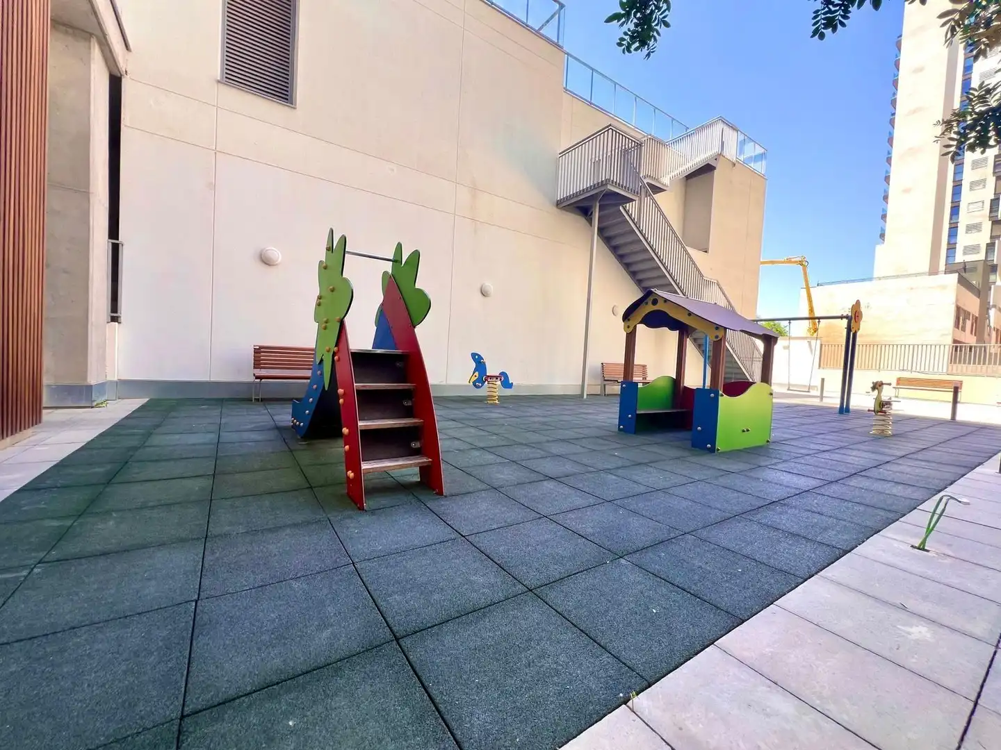 Terrasse von Wohnung zur Miete in Valencia mit Klimaanlage, Heizung und Möbliert