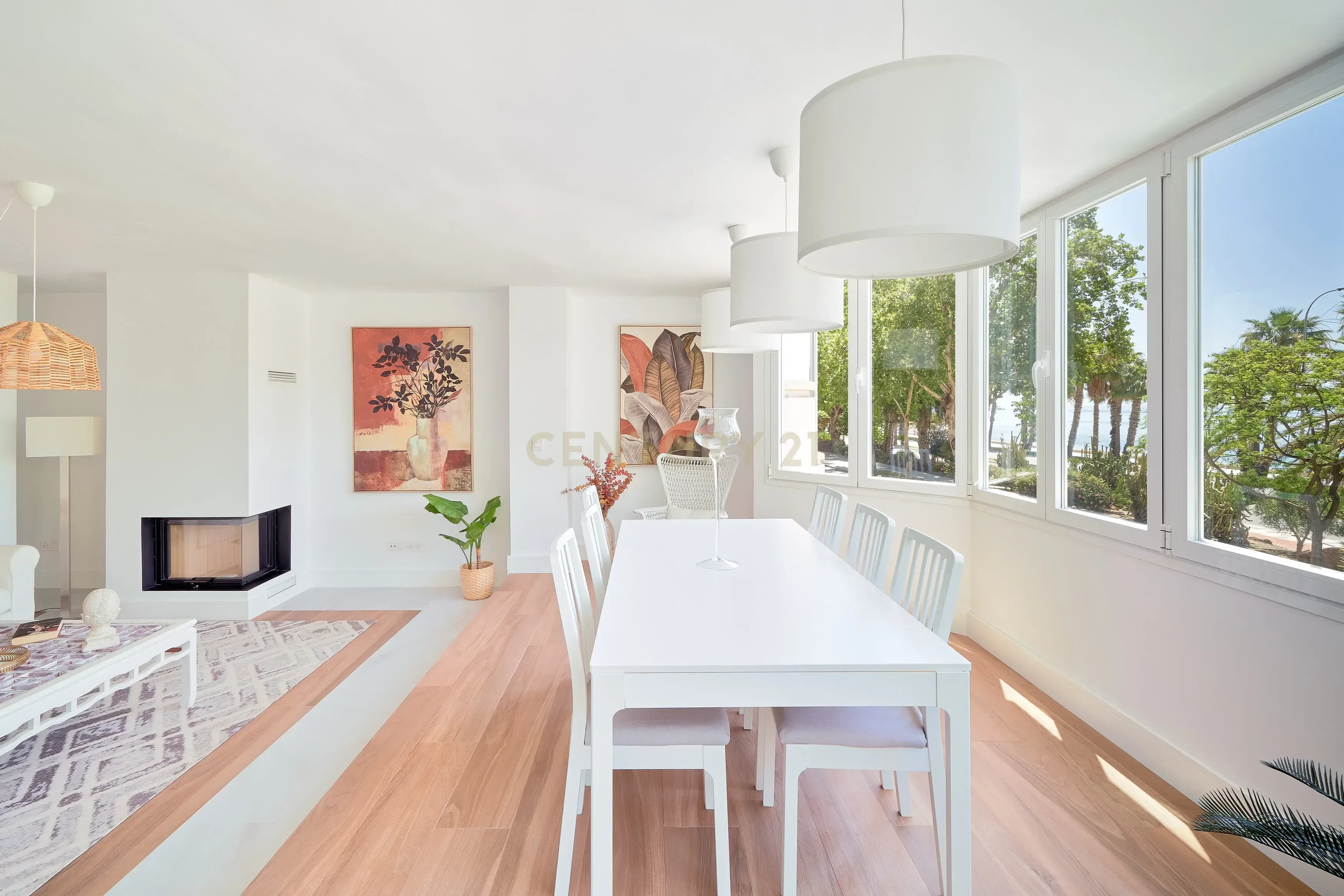 Dining room of Flat for sale in Málaga Capital  with Air Conditioner, Heating and Terrace