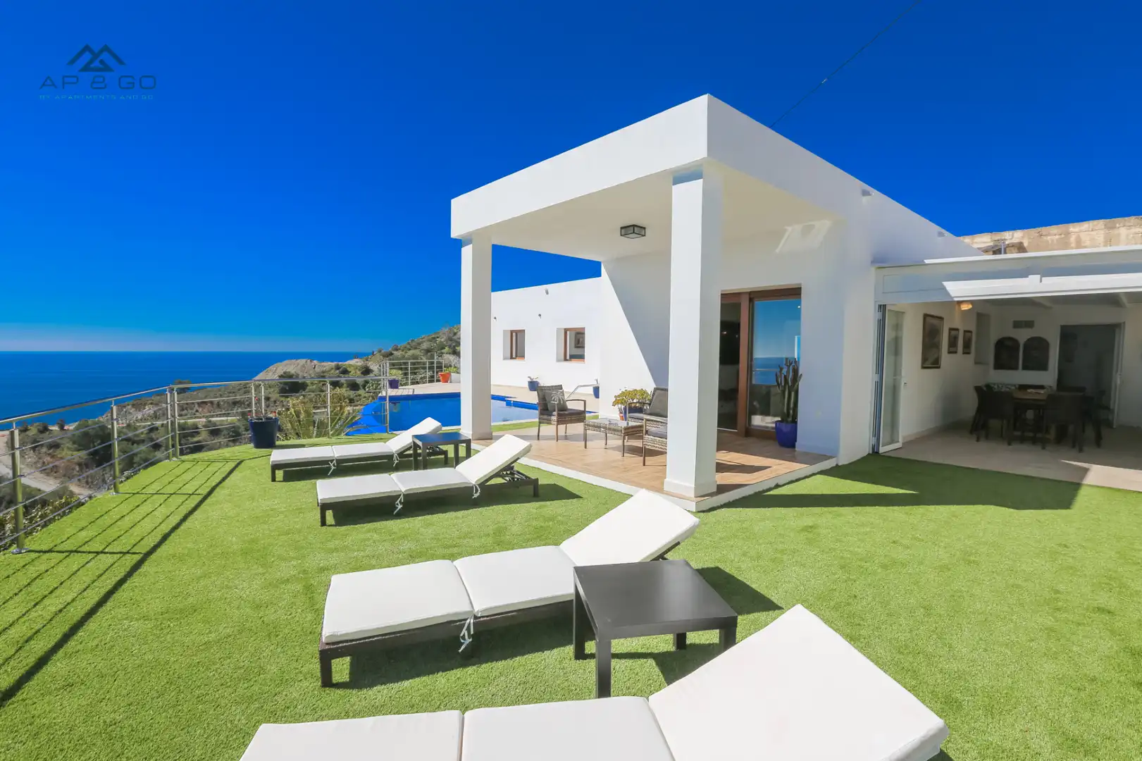 Terrassa de Casa o xalet de lloguer en Almuñécar amb Aire condicionat, Jardí privat i Terrassa