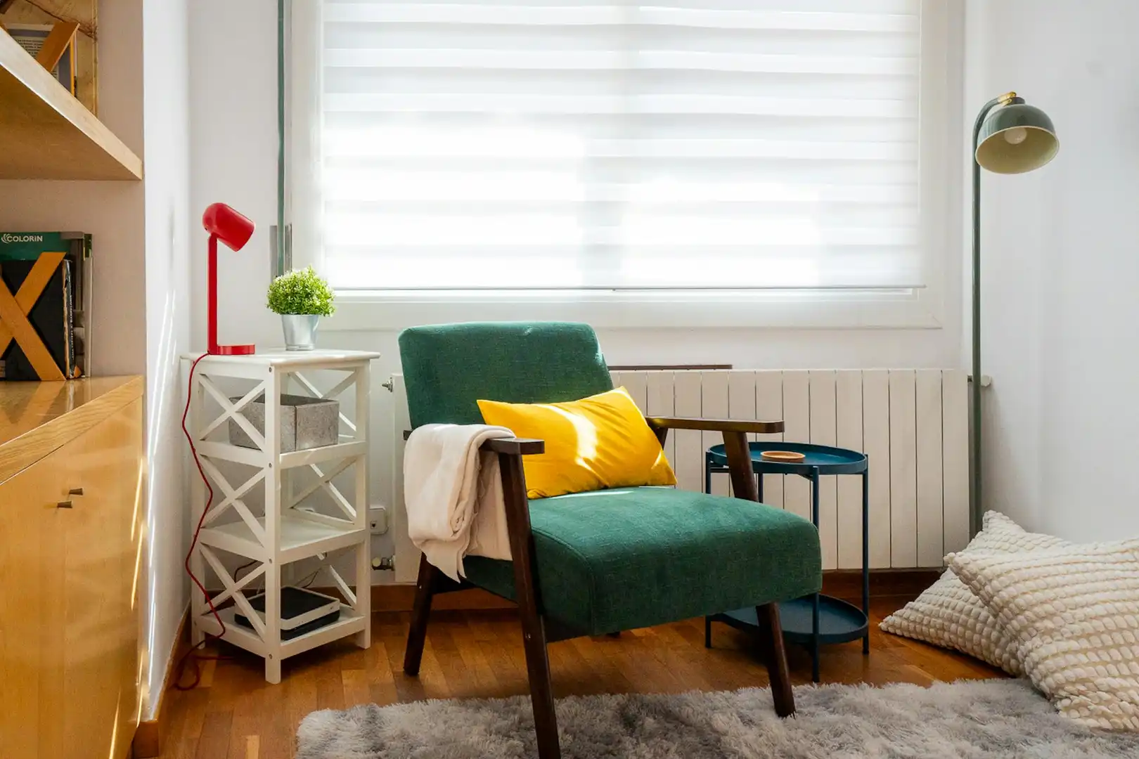 Living room of Flat for rent in  Barcelona Capital  with Heating, Furnished and Washing machine