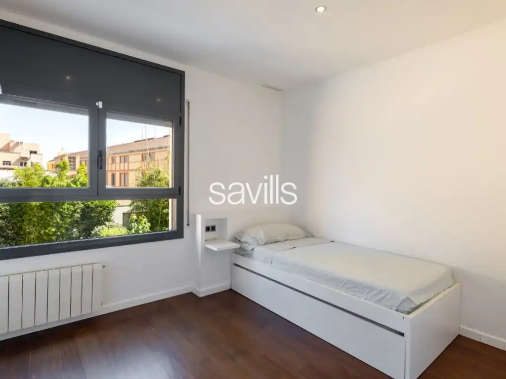 Schlafzimmer von Haus oder Chalet zur Miete in Barcelona mit Privatgarten und Schwimmbad