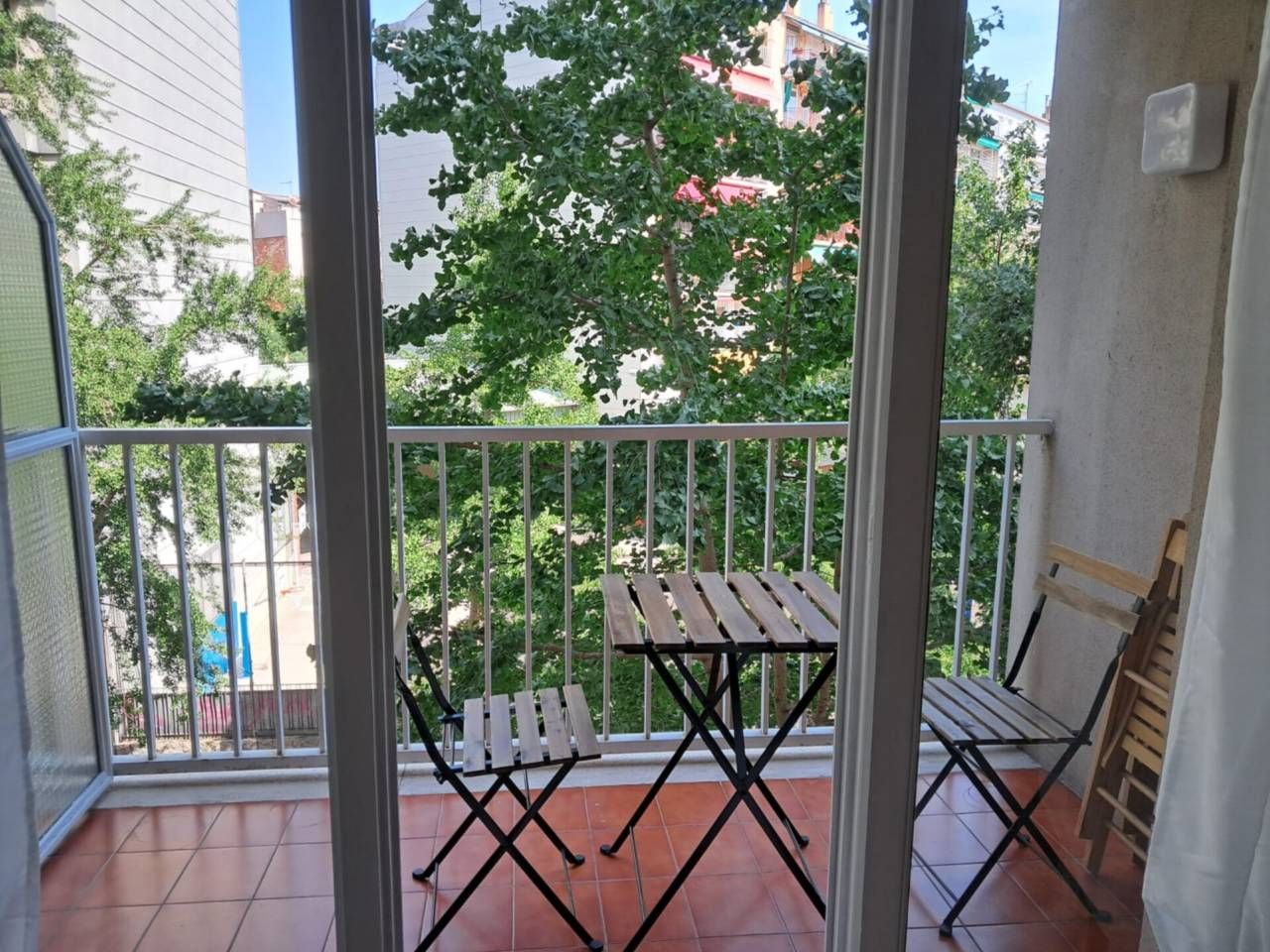 Balcony of Flat to rent in Girona Capital  with Heating, Furnished and Balcony