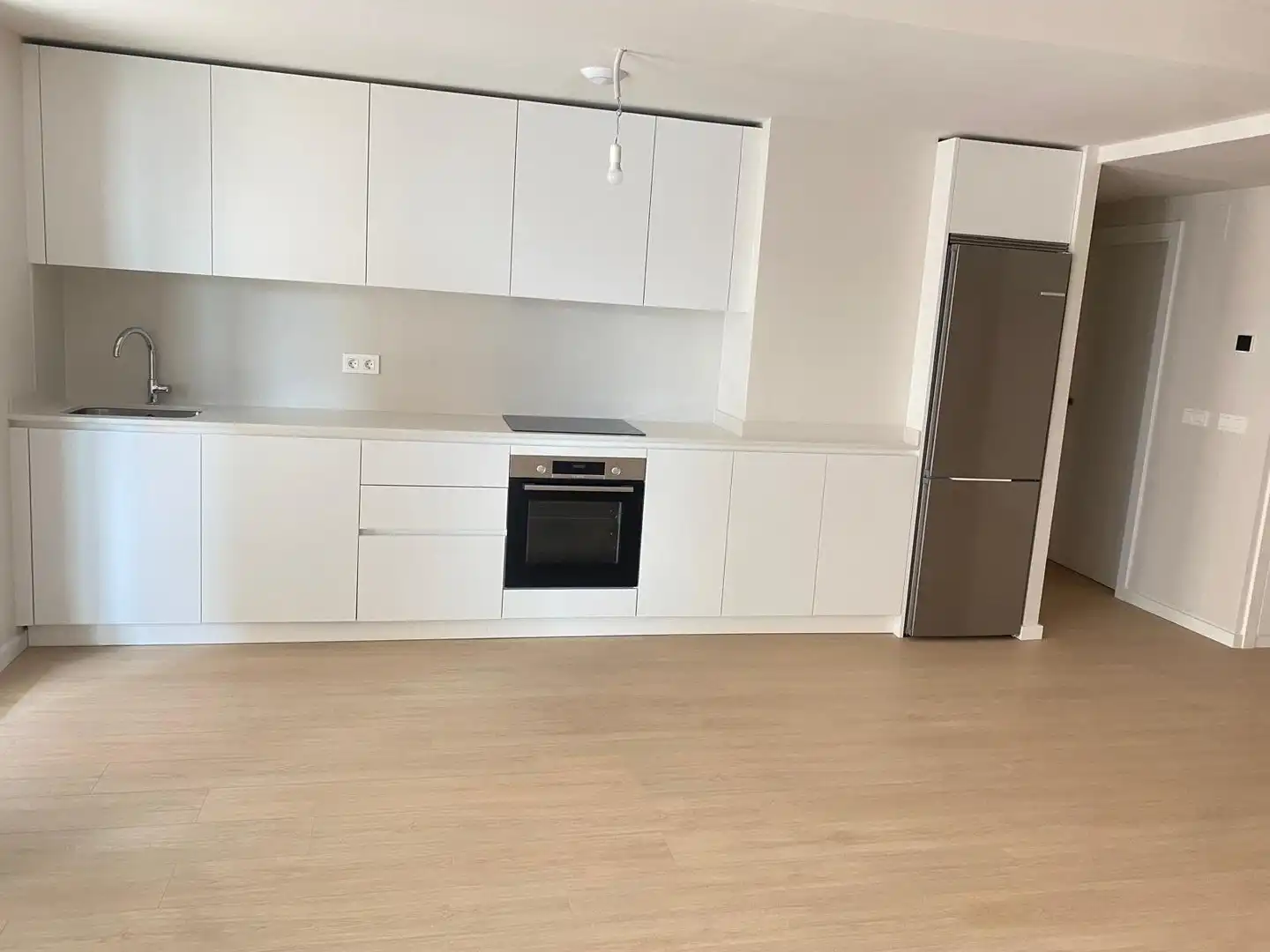 Cocina de Piso de alquiler en Valencia con Aire acondicionado, Jardín privado y Parquet