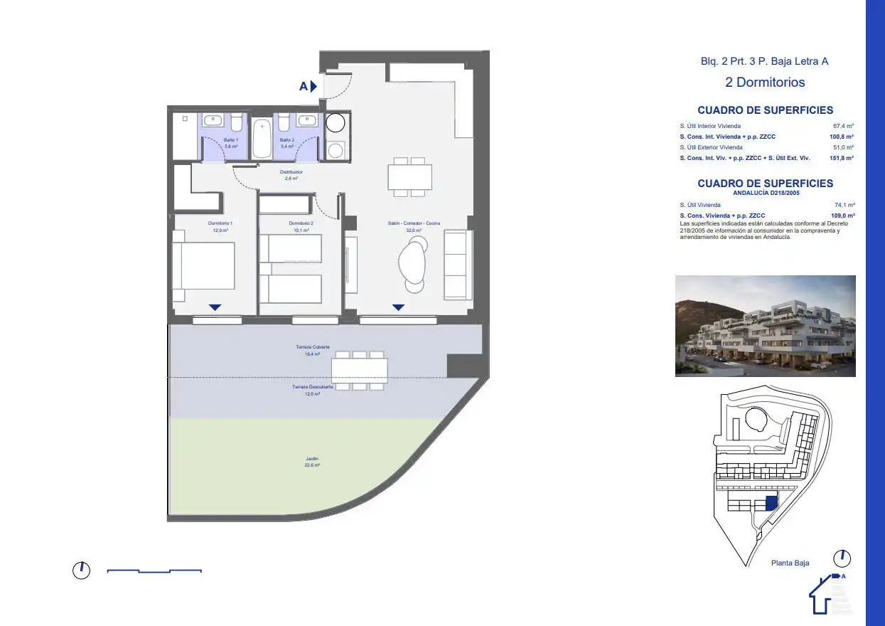 Apartment mit Terrasse zum Verkauf in San Juan de los Terreros, imagen 14