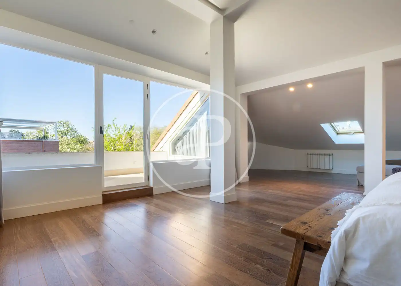 Sala de estar de Casa o chalet de alquiler en Madrid con Aire acondicionado, Calefacción y Jardín privado