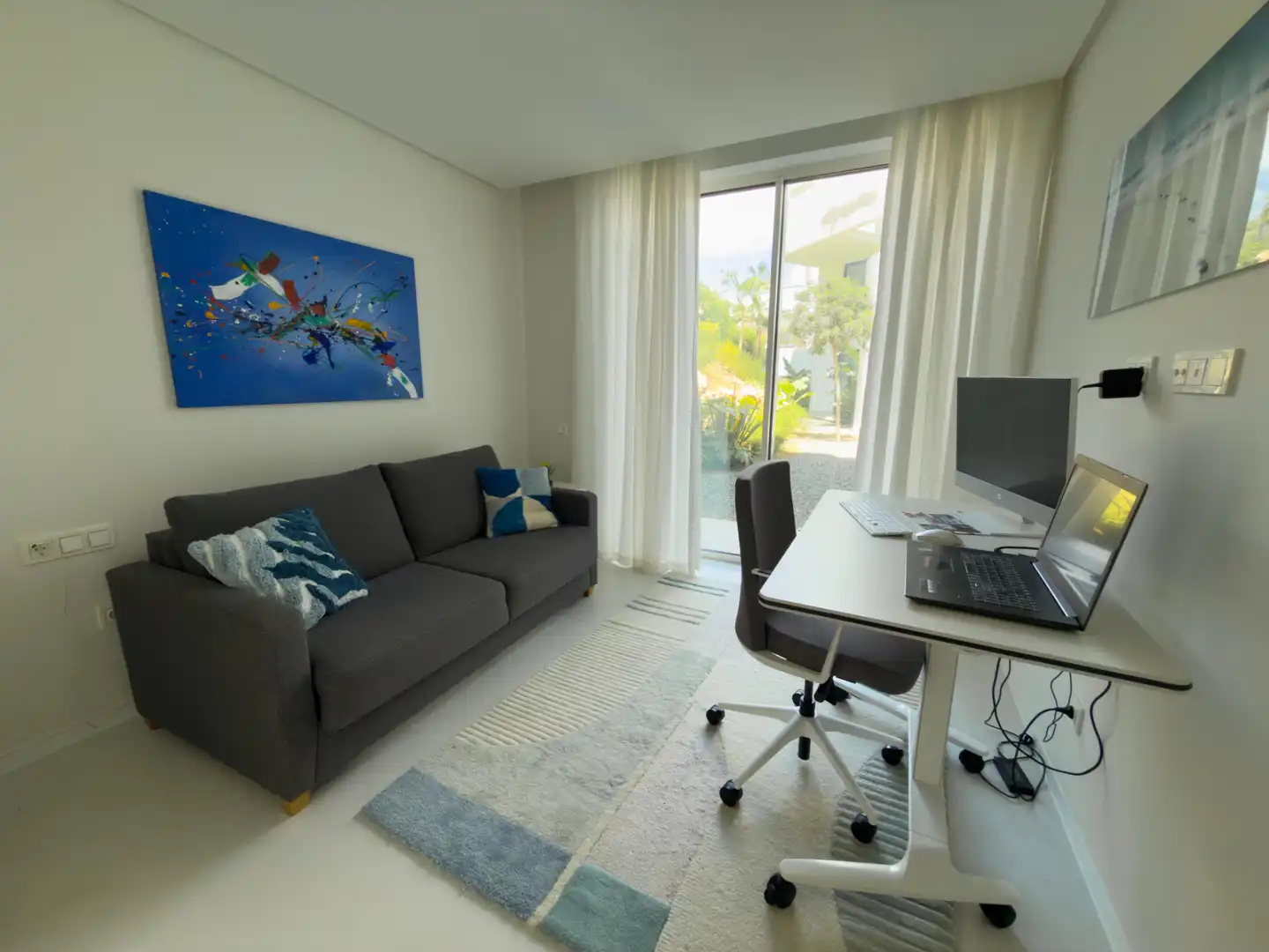 Wohnzimmer von Wohnung zum Verkauf in Ojén mit Klimaanlage, Terrasse und Abstellraum