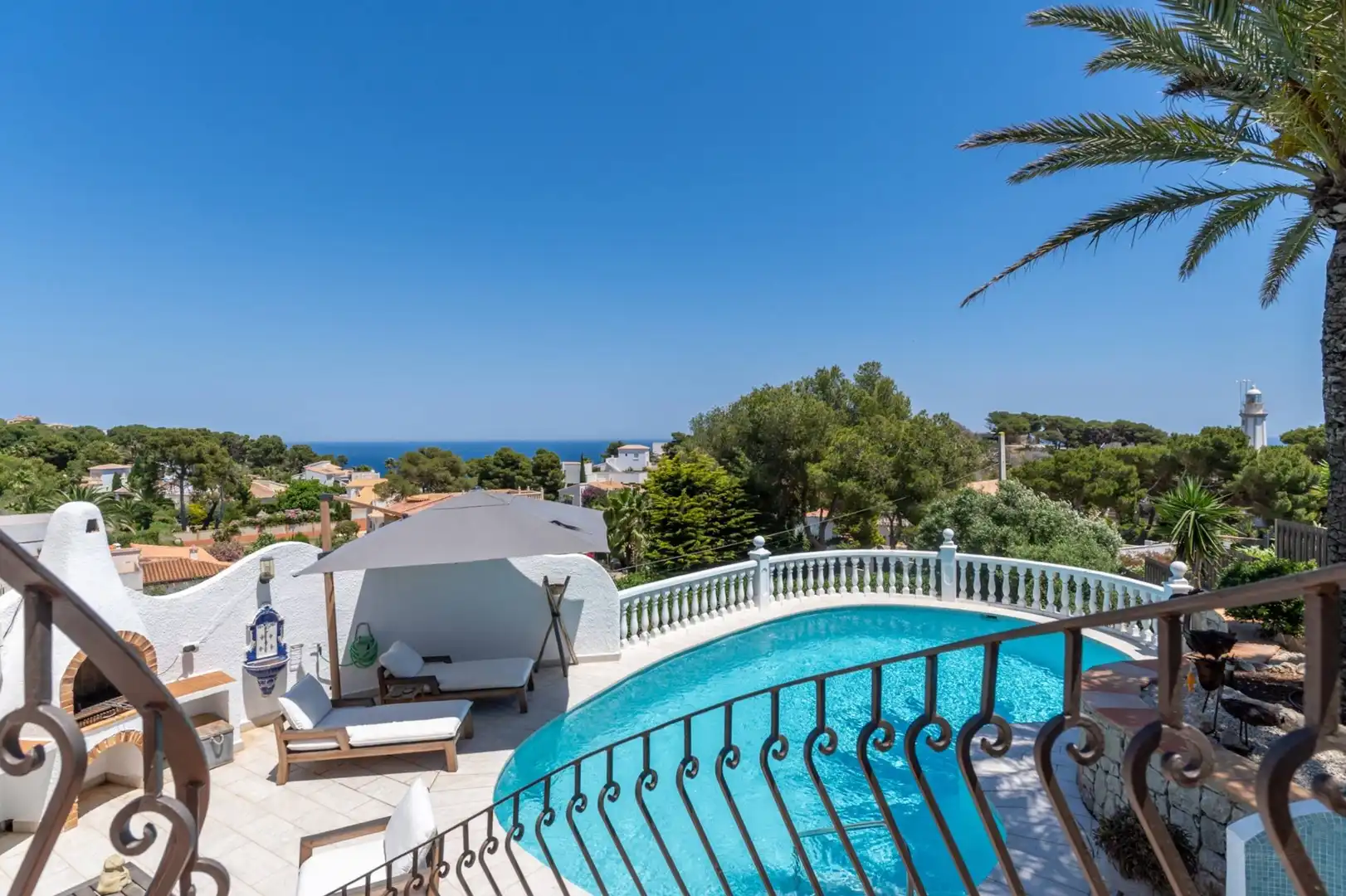 Piscina de Casa o xalet en venda en Jávea / Xàbia amb Aire condicionat, Calefacció i Jardí privat