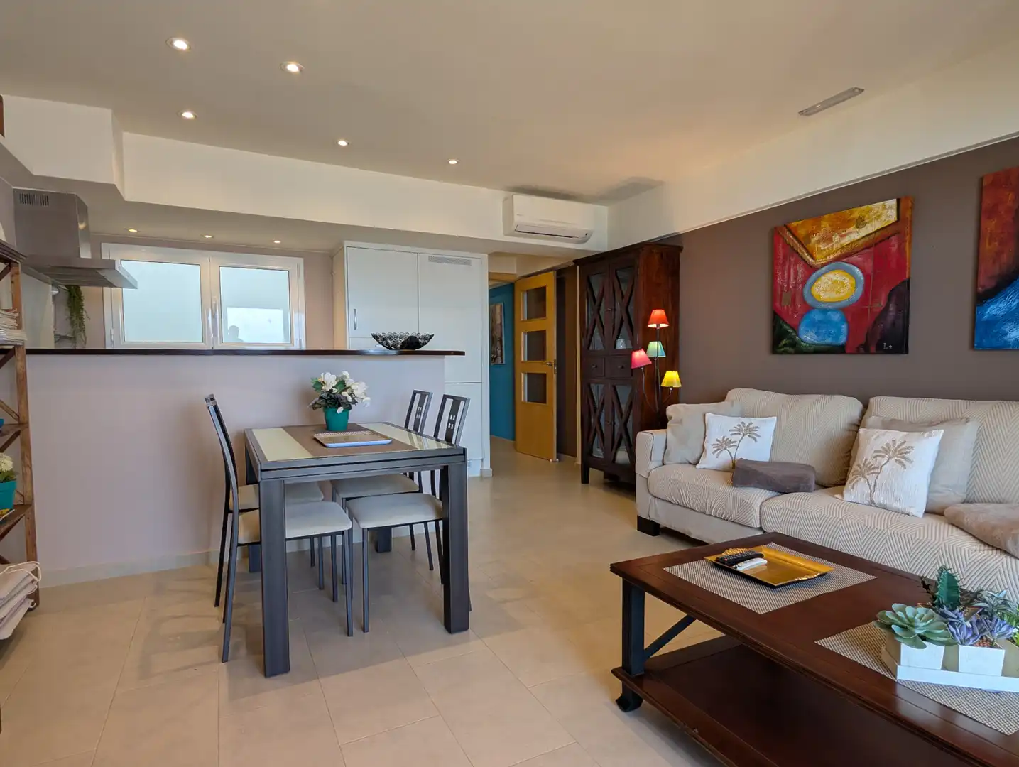 Sala de estar de Apartamento en venta en Palamós con Aire acondicionado, Calefacción y Terraza