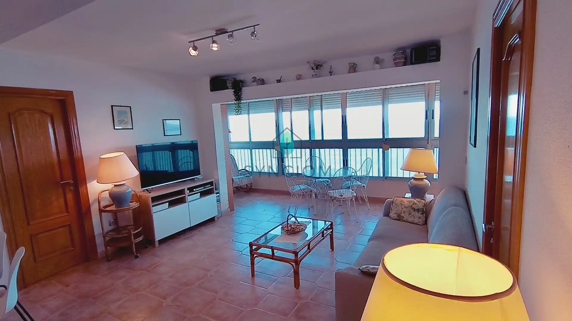 Sala de estar de Piso en venta en Sueca con Calefacción, Terraza y Trastero