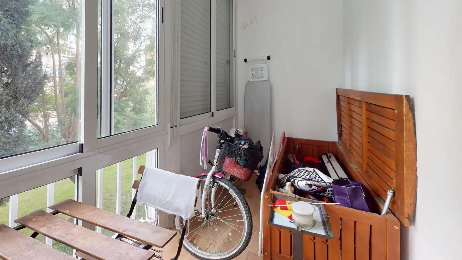 Balcony of Flat for sale in Sevilla  with Air Conditioner, Heating and Terrace