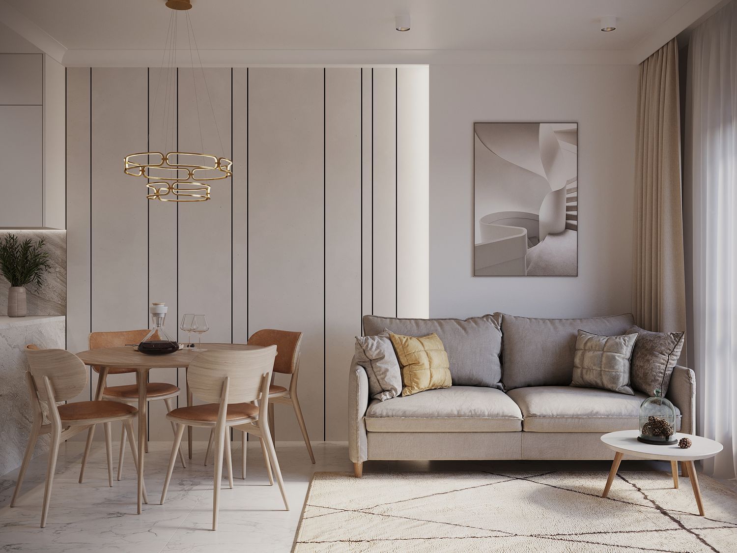 Living room of Flat for sale in Málaga Capital  with Air Conditioner, Private garden and Terrace