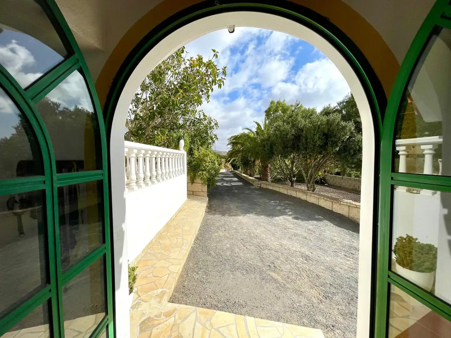 Exterior view of Houses for sale in Granadilla de Abona  with Private garden, Terrace and Swimming Pool