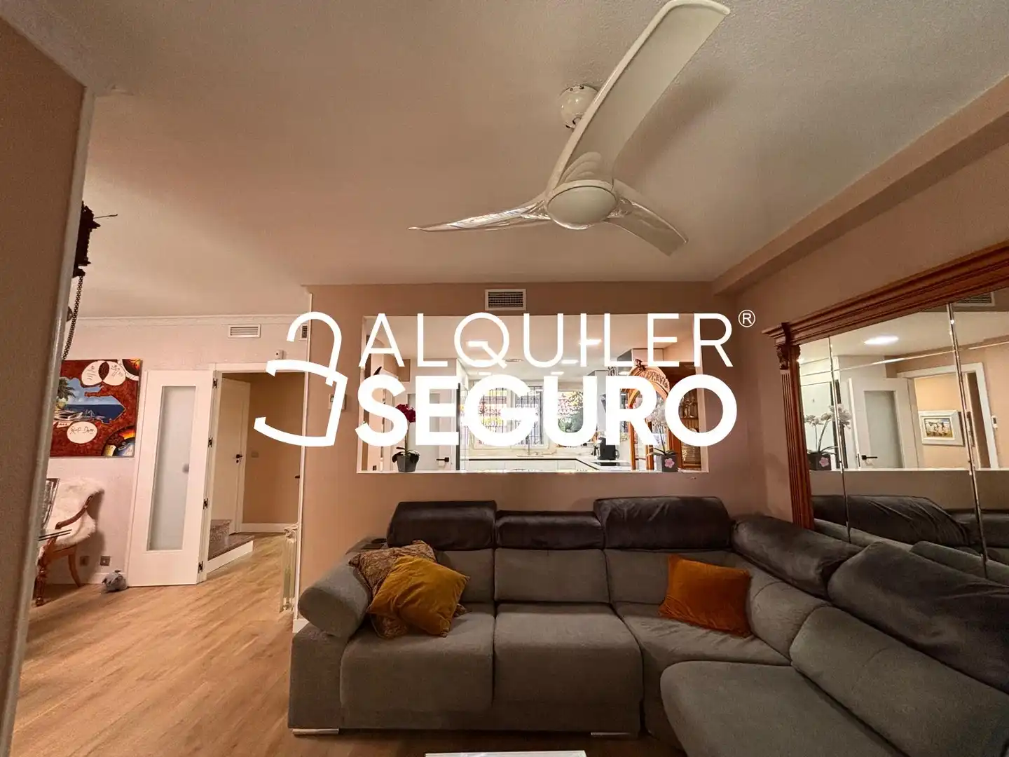Sala d'estar de Casa o xalet de lloguer en Rivas-Vaciamadrid amb Aire condicionat, Calefacció i Terrassa