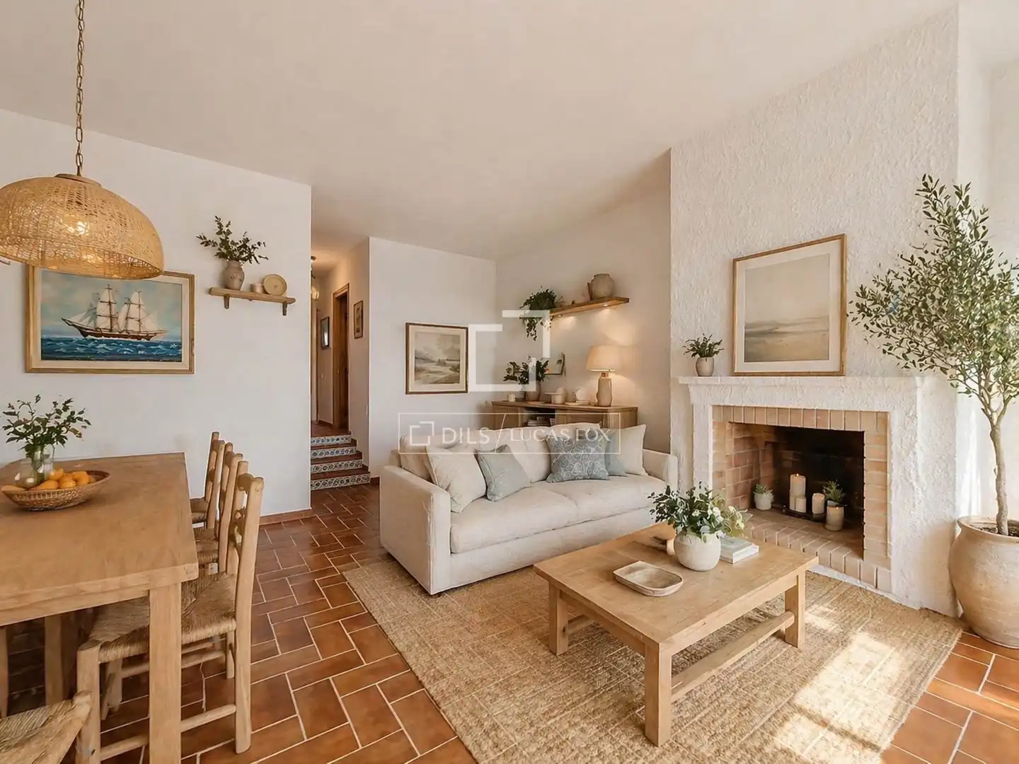 Sala d'estar de Casa o xalet en venda en Calafell amb Jardí privat, Terrassa i Traster