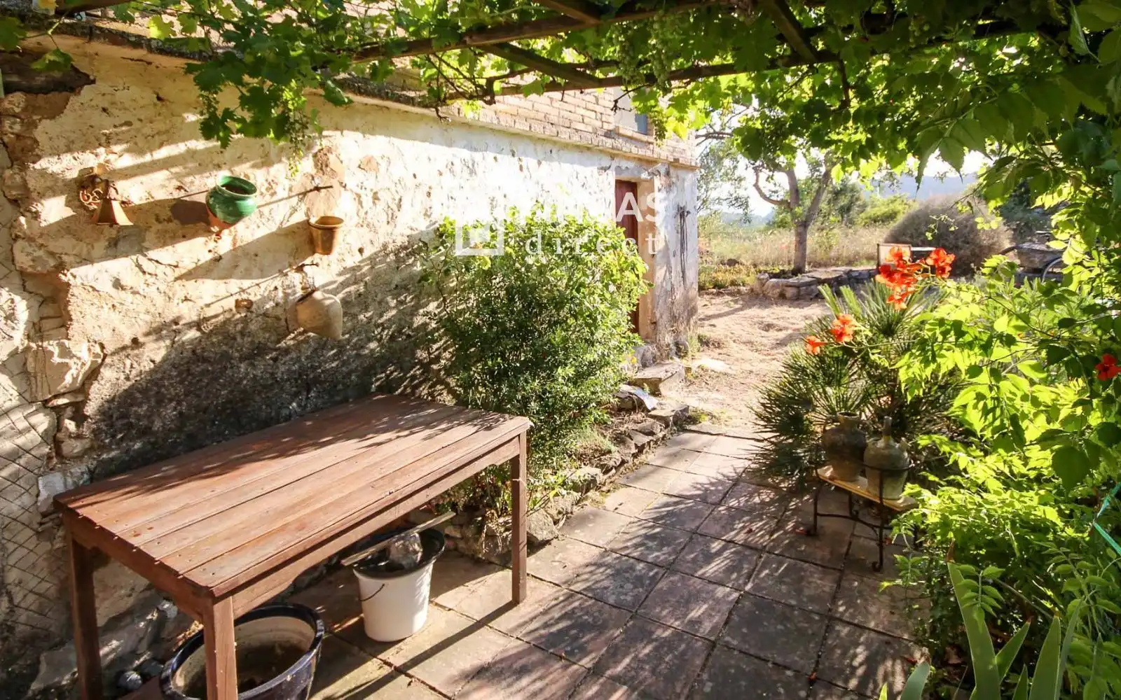 Terraza de Finca rústica en venta en Benifallet con Calefacción, Trastero y Amueblado