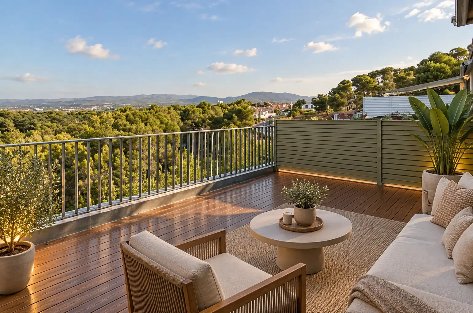 Terraza de Dúplex en venta en Sant Pere de Ribes con Calefacción, Jardín privado y Piscina