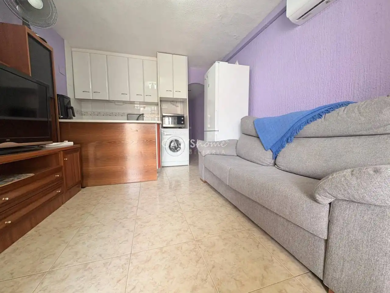 Living room of Flat for sale in La Manga del Mar Menor  with Air Conditioner, Terrace and Community pool