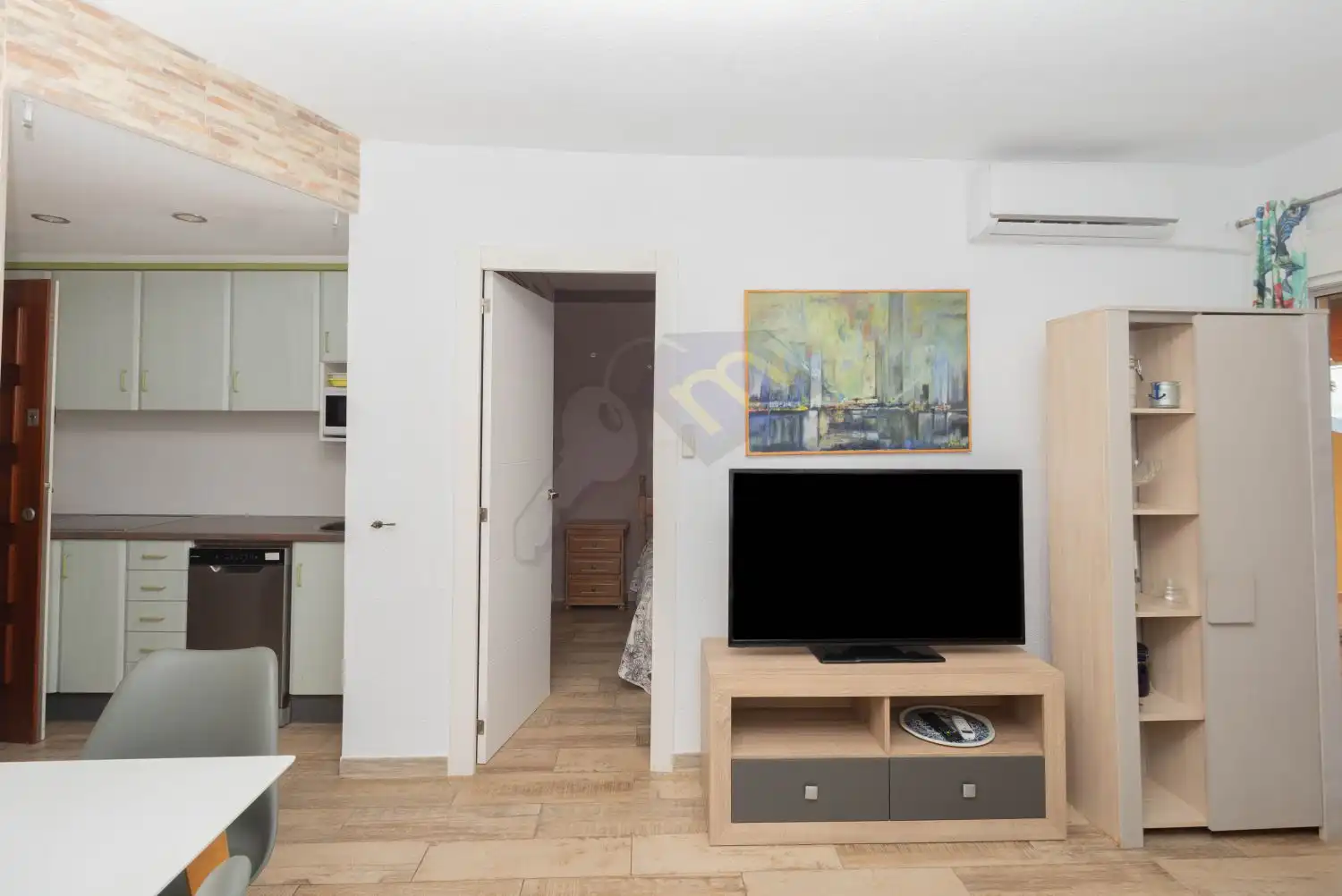 Living room of Apartments for sale in Calpe / Calp  with Air Conditioner, Heating and Furnished