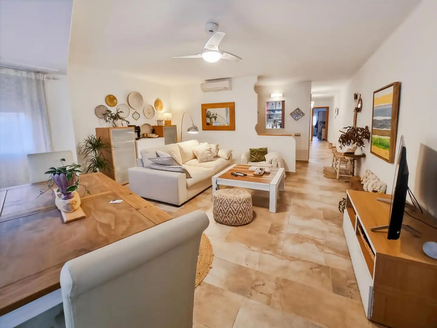 Sala de estar de Piso en venta en Mataró con Aire acondicionado, Calefacción y Alarma