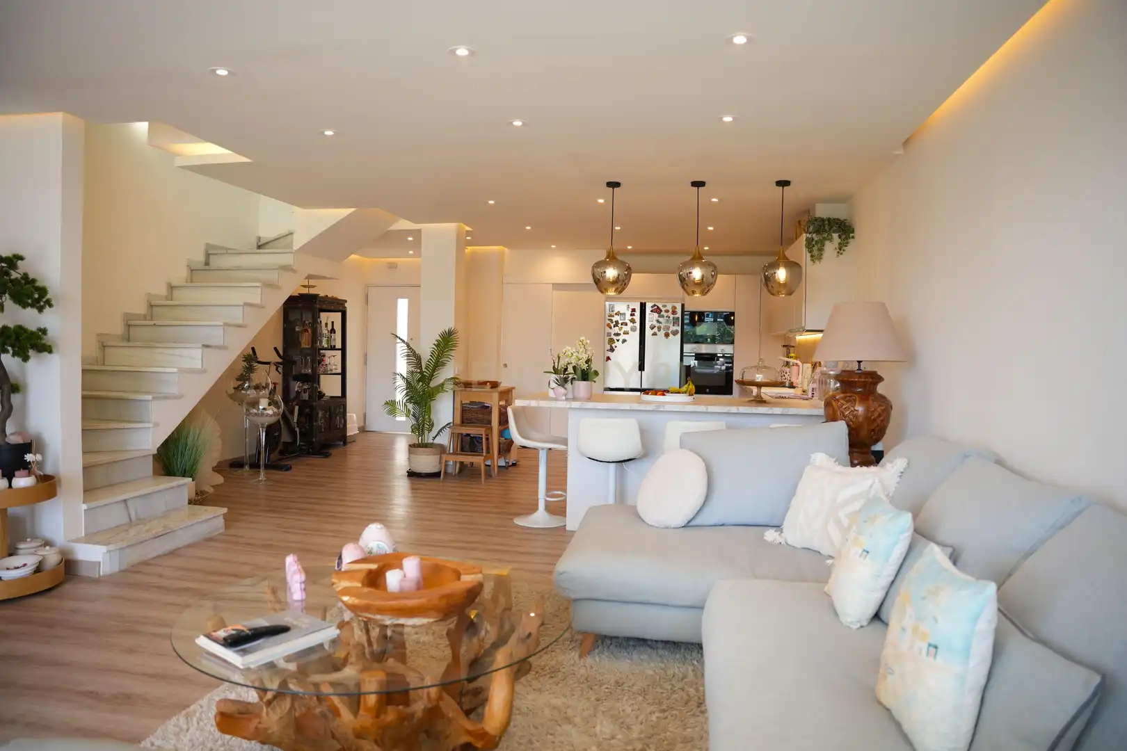 Sala d'estar de Casa o xalet en venda en Benalmádena amb Aire condicionat, Traster i Piscina comunitària