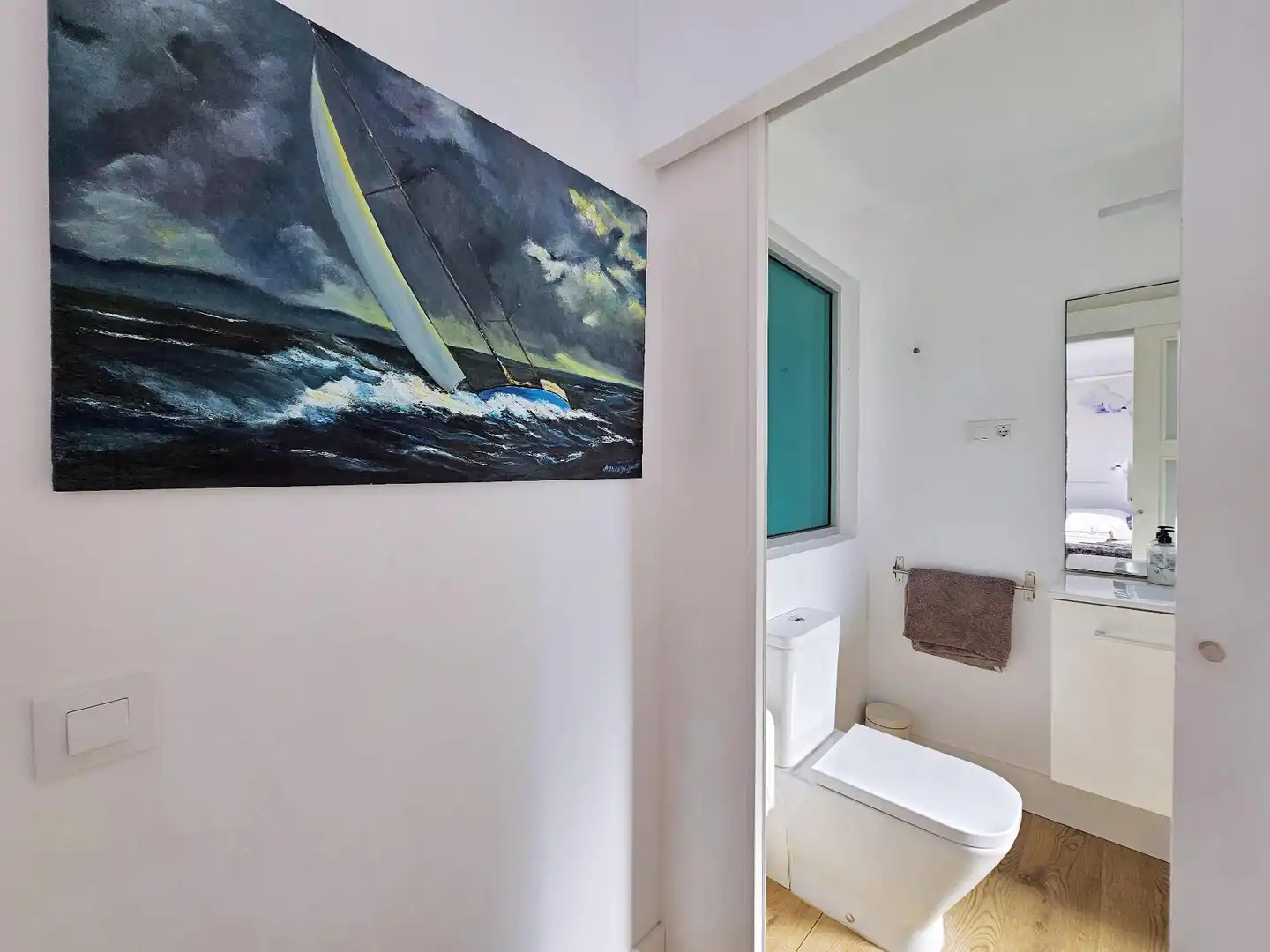 Bathroom of Duplexes for rent in Cartagena  with Air Conditioner, Heating and Terrace