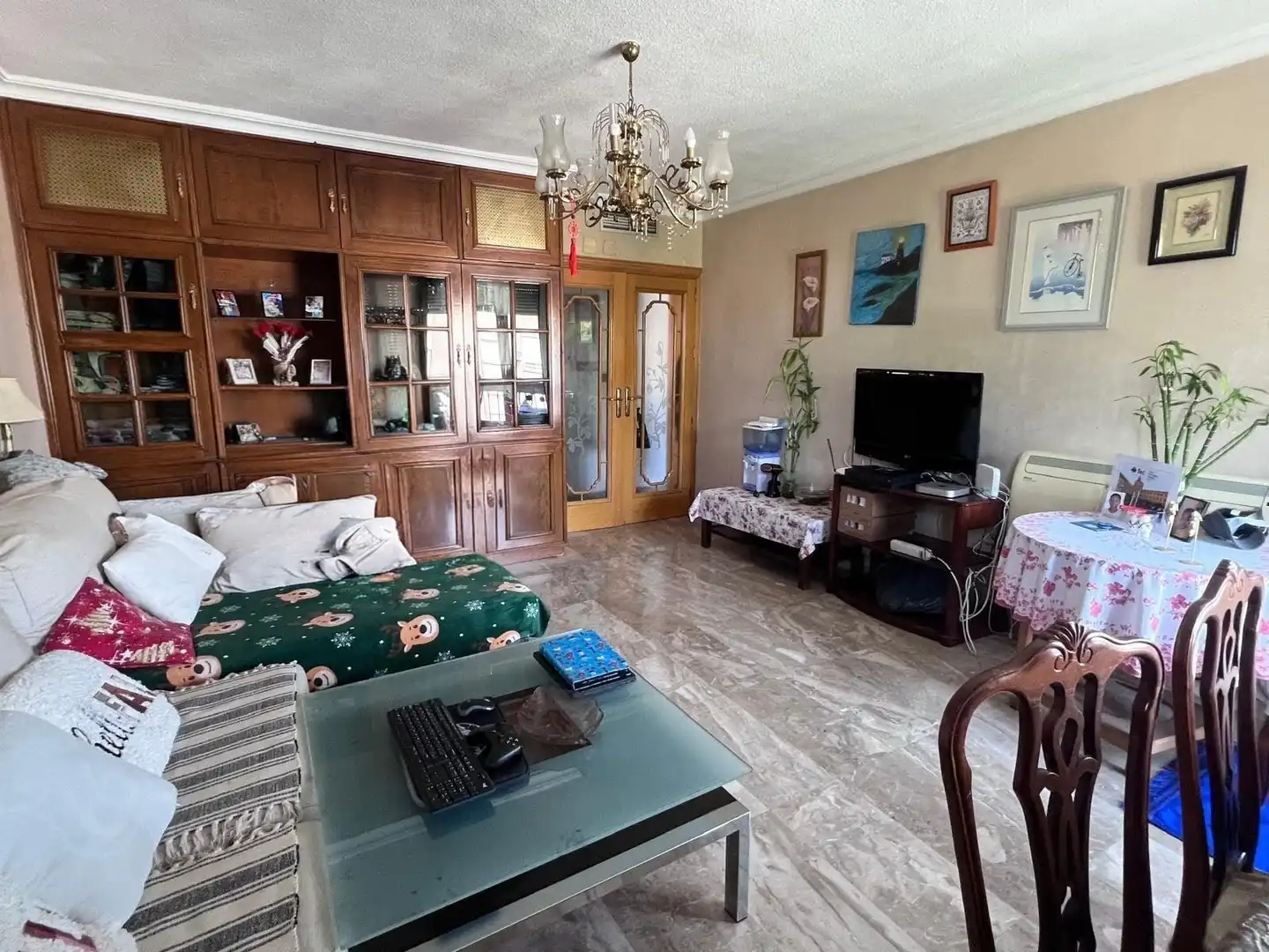 Sala de estar de Piso en venta en Murcia con Aire acondicionado, Calefacción y Amueblado