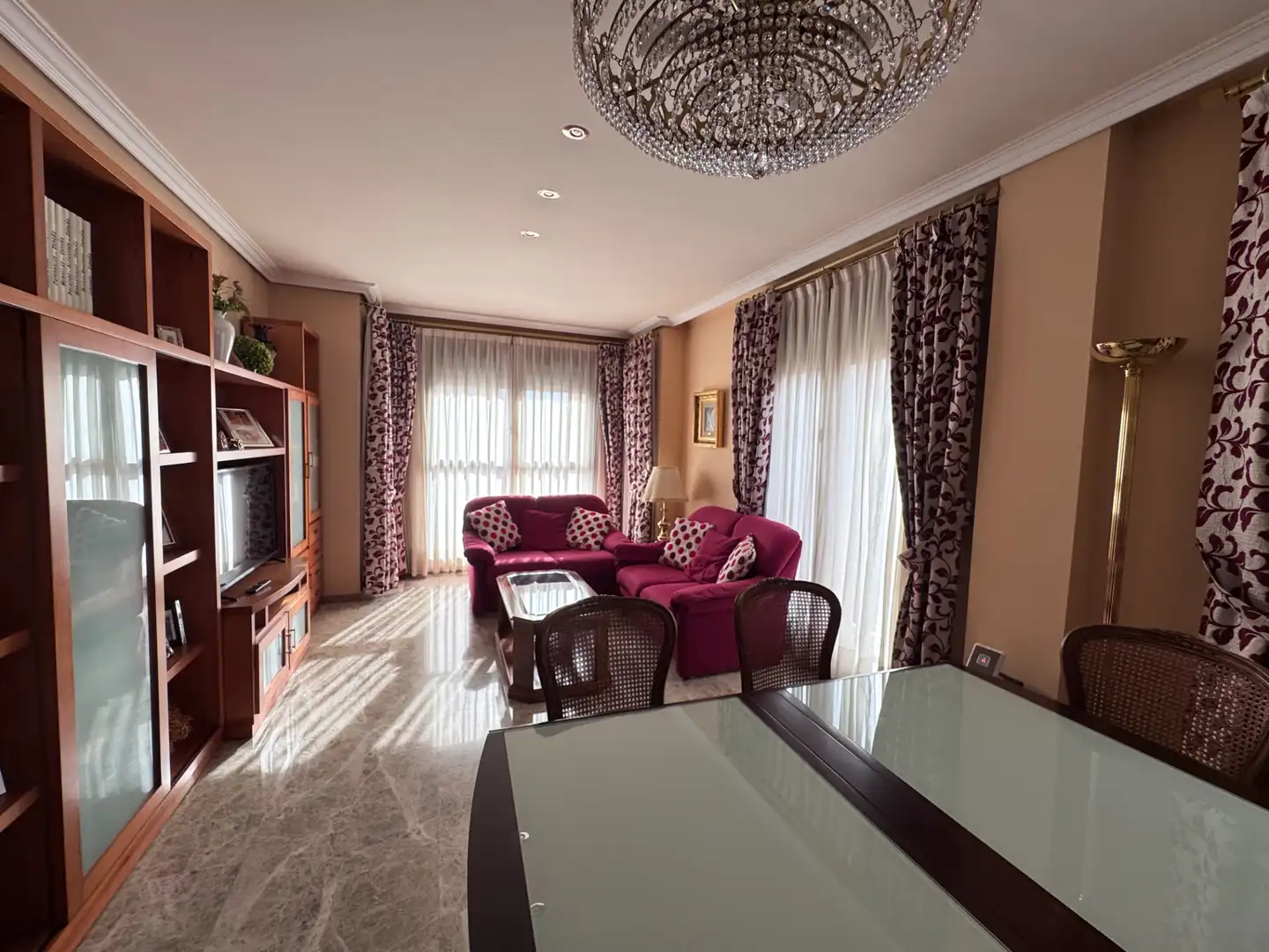 Sala de estar de Piso en venta en Xirivella con Aire acondicionado, Amueblado y Balcón
