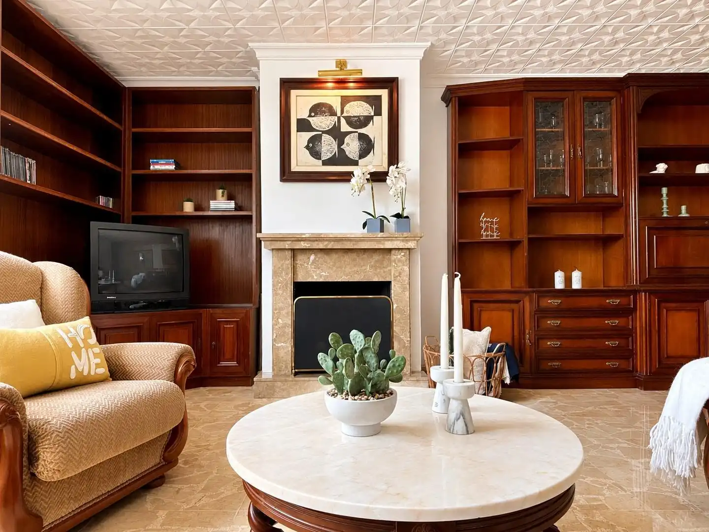 Wohnzimmer von Wohnung zum Verkauf in  Palma de Mallorca mit Terrasse und Alarm