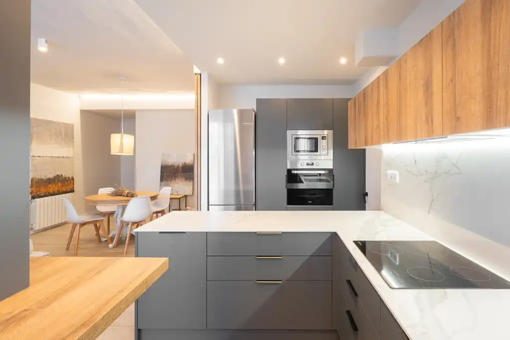 Cocina de Apartamento en venta en Barcelona con Aire acondicionado, Terraza y Amueblado