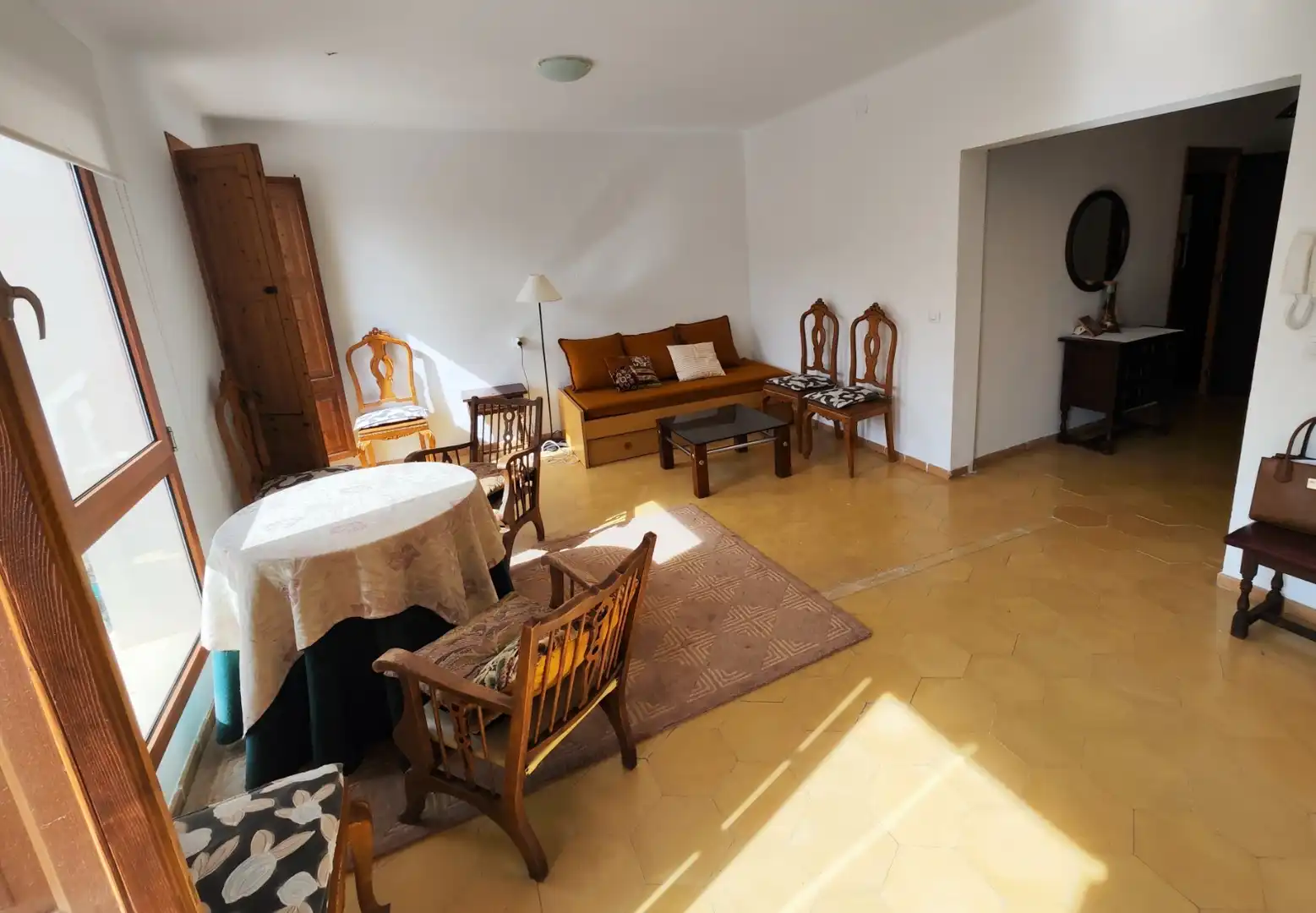 Sala de estar de Piso en venta en Sa Pobla con Aire acondicionado, Calefacción y Terraza