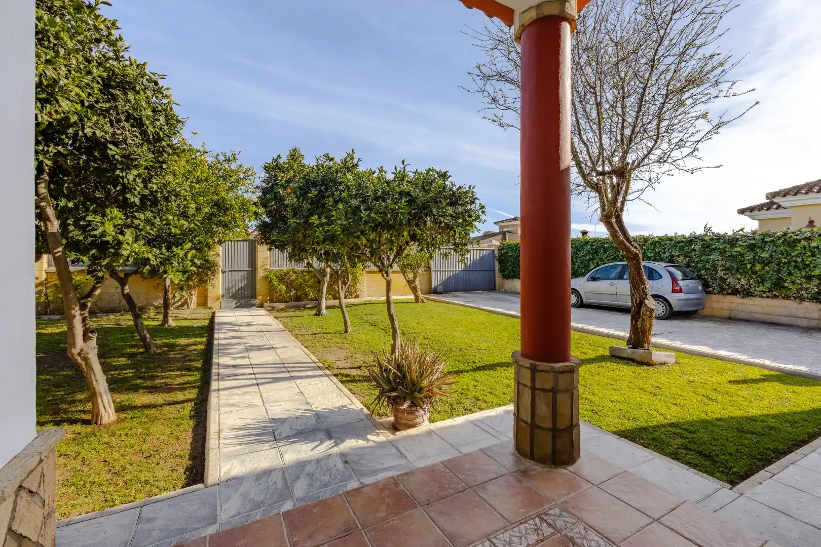 Garden of Houses for sale in El Puerto de Santa María  with Air Conditioner, Private garden and Terrace