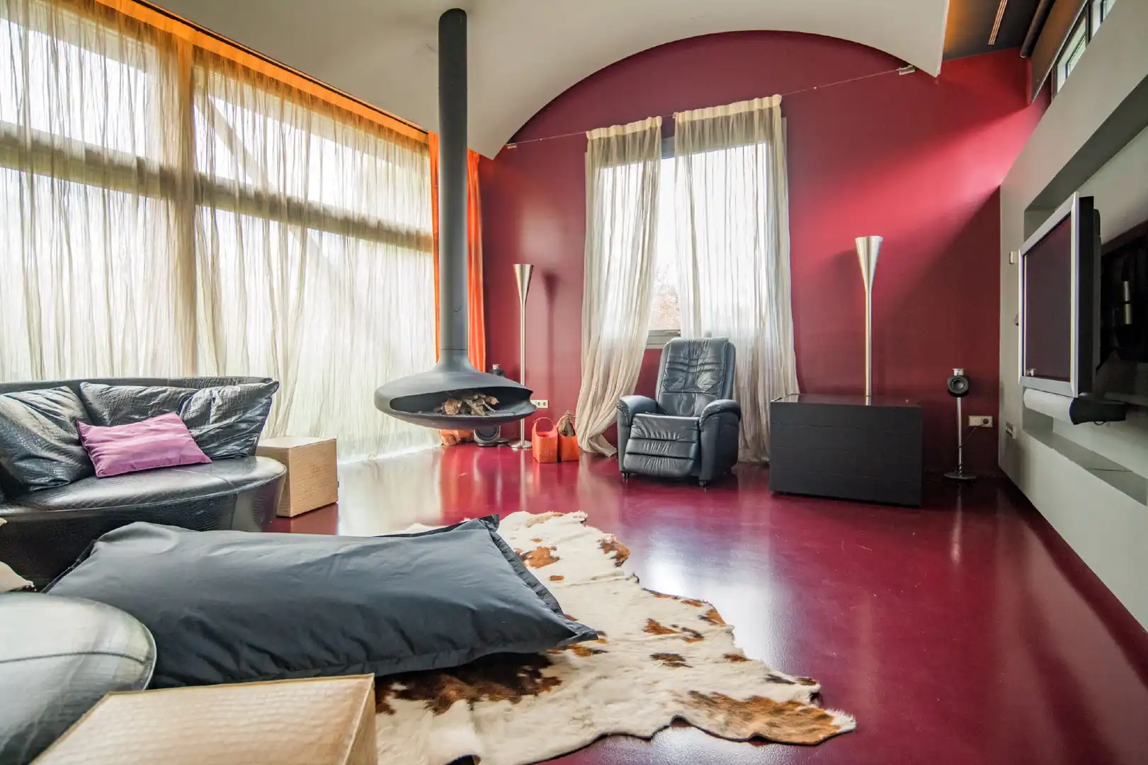 Sala de estar de Casa o chalet de alquiler en Ciudalcampo con Aire acondicionado, Calefacción y Jardín privado