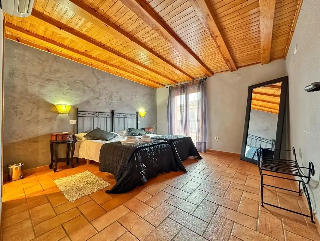 Habitación de Casa o chalet en venta en La Vall de Laguar con Aire acondicionado, Calefacción y Jardín privado