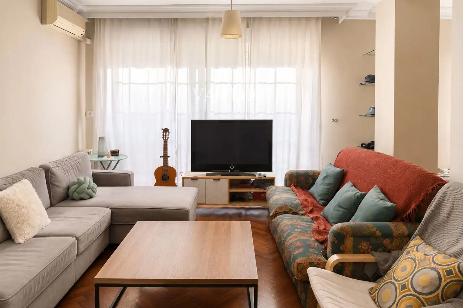 Sala de estar de Piso de alquiler en Madrid con Aire acondicionado y Amueblado
