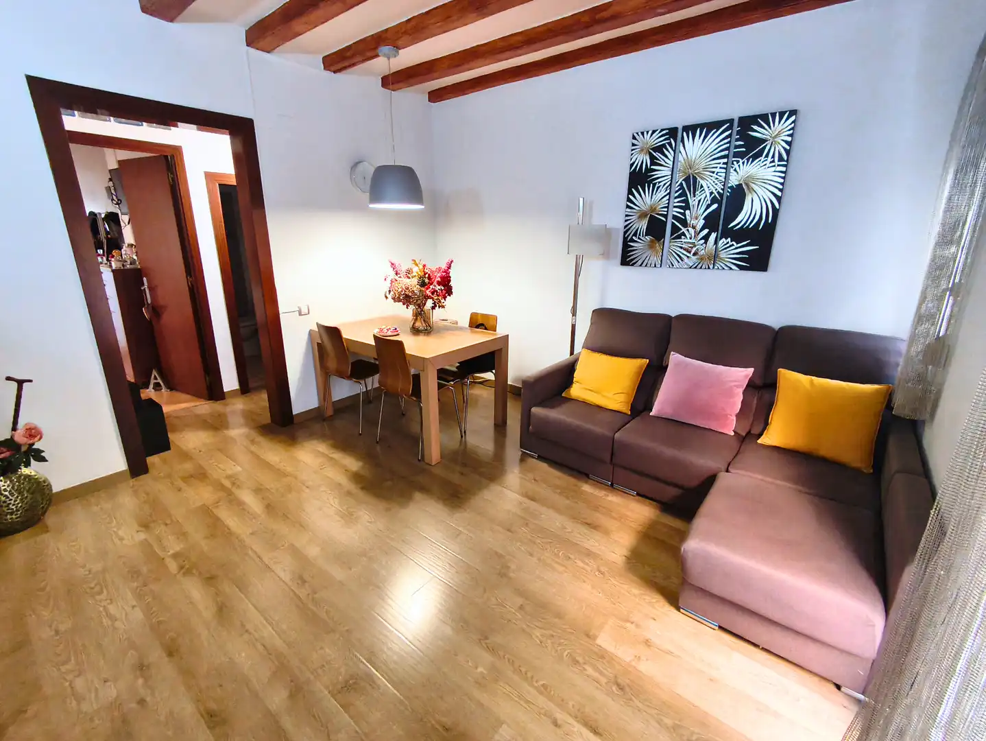 Sala d'estar de Pis en venda en Barcelona amb Aire condicionat, Calefacció i Parquet