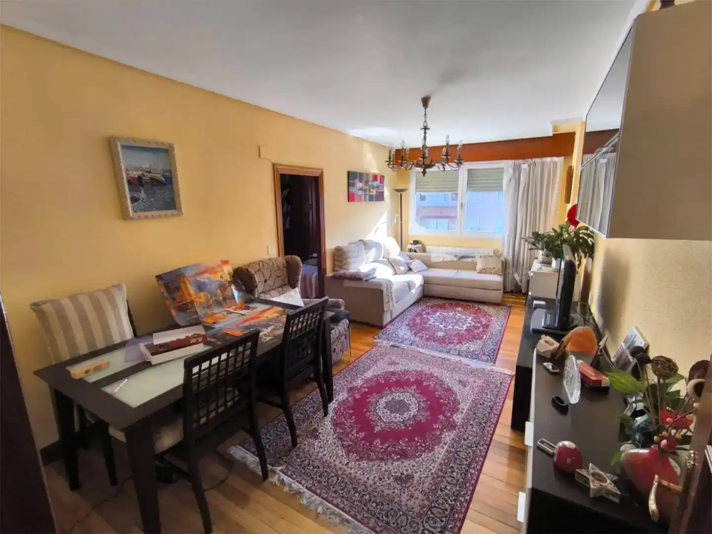 Sala de estar de Piso en venta en Bilbao  con Balcón