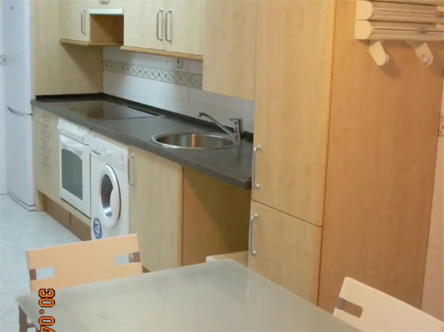 Kitchen of Flat for share in Huesca  with Swimming Pool and Furnished