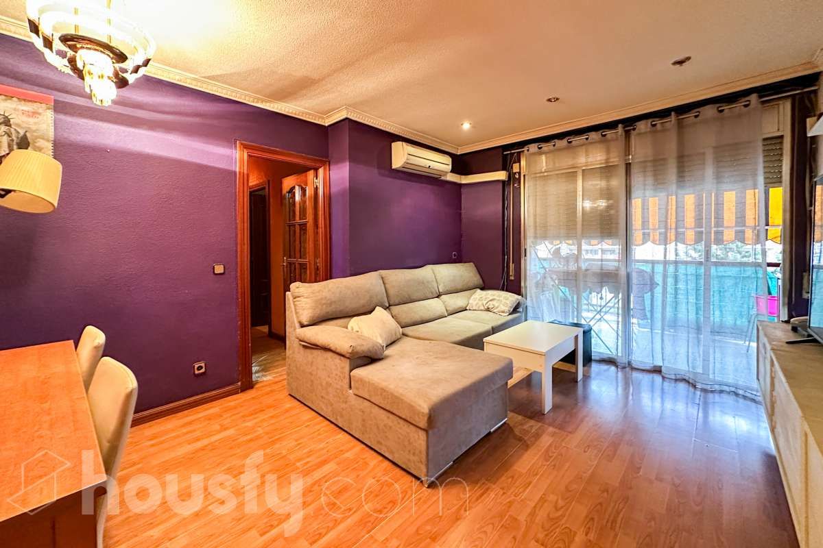 Sala d'estar de Pis en venda en Móstoles amb Aire condicionat, Terrassa i Traster