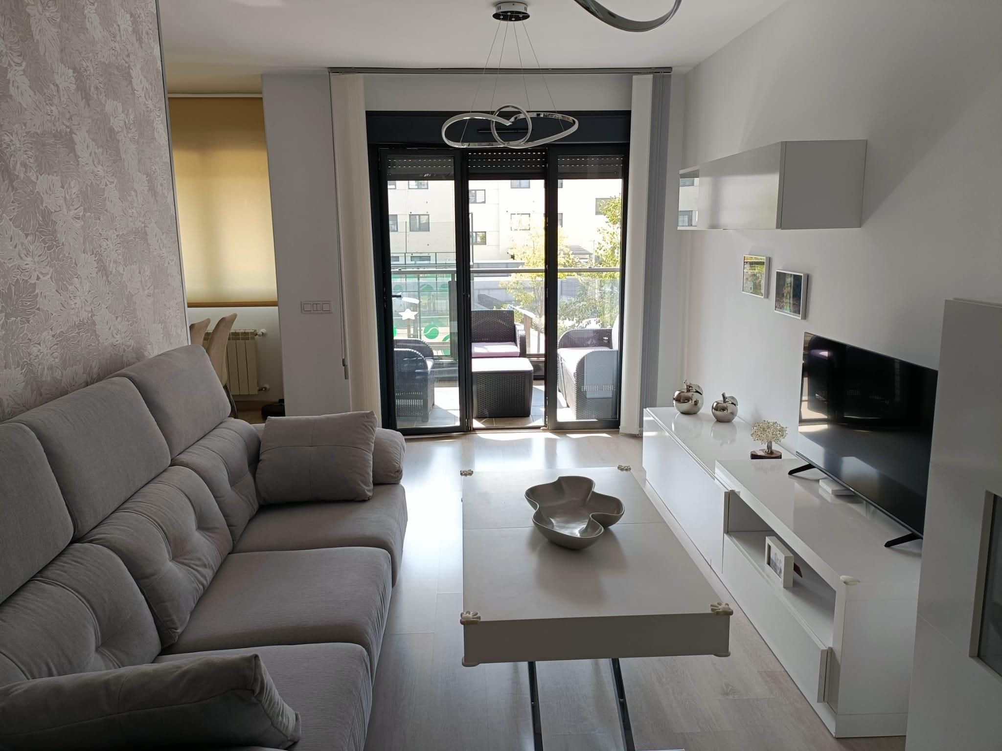 Sala de estar de Apartamento en venta en Cáceres Capital con Aire acondicionado, Calefacción y Jardín privado