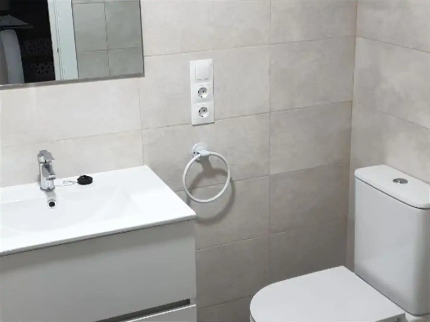 Badezimmer von Haus oder Chalet zur Miete in Rincón de la Victoria mit Privatgarten, Ofen und Waschmaschine
