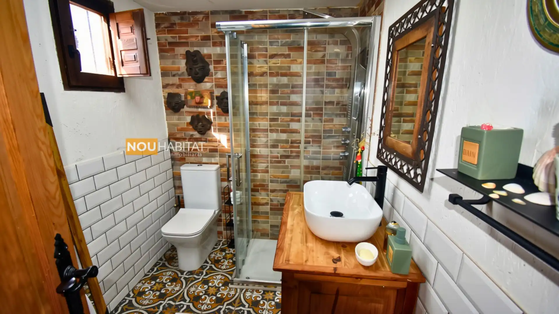 Baño de Casa o chalet en venta en Montroi / Montroy con Aire acondicionado, Jardín privado y Terraza