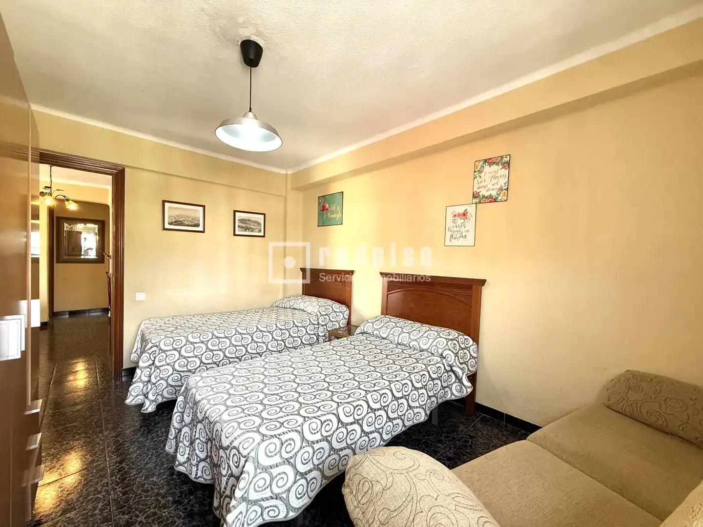 Bedroom of Flat for sale in Málaga  with Air Conditioner, Terrace and Alarm
