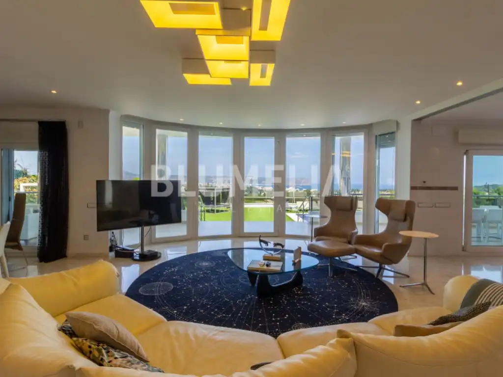 Sala d'estar de Casa o xalet en venda en Jávea / Xàbia amb Aire condicionat, Calefacció i Jardí privat