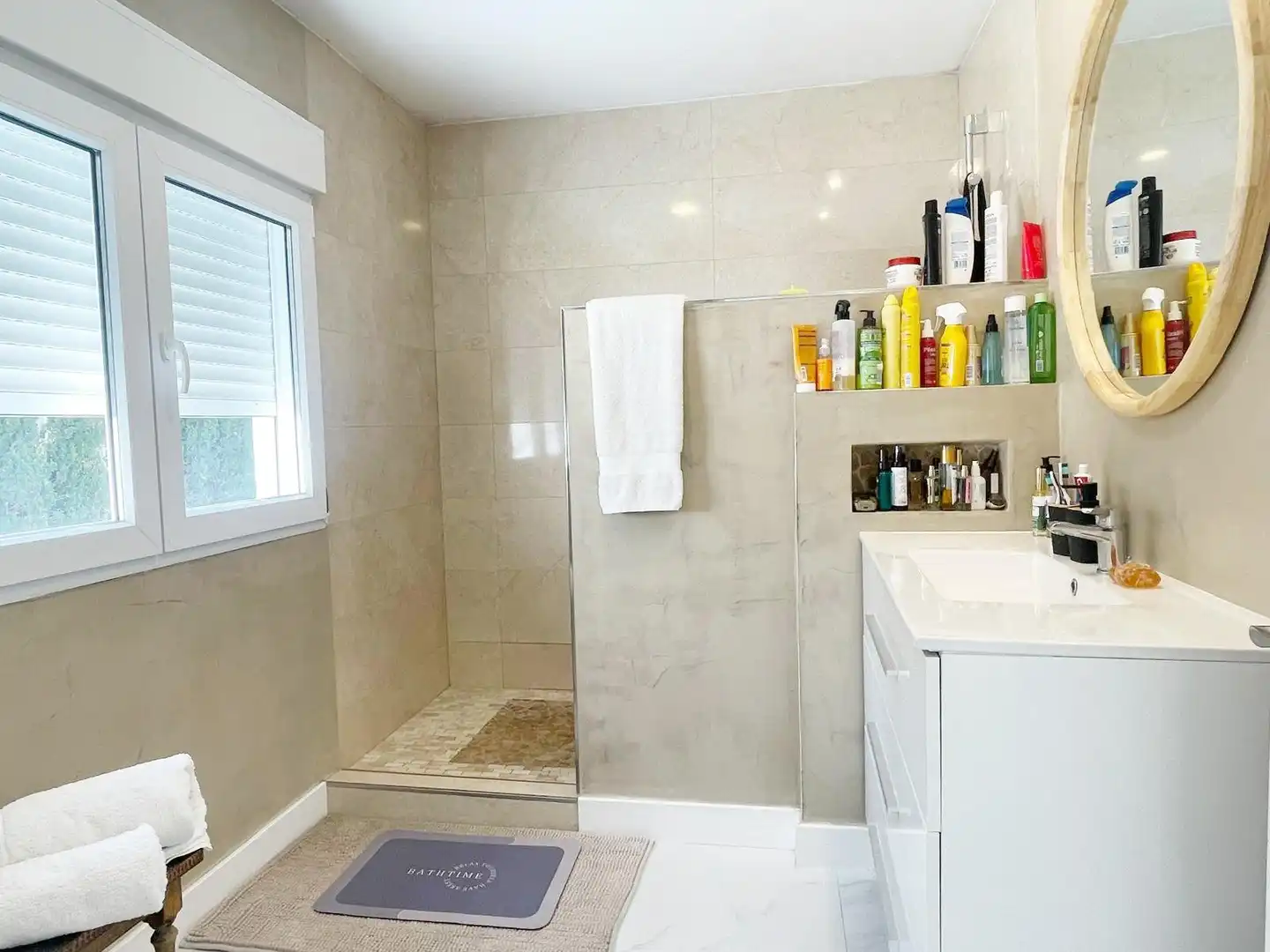 Bathroom of Houses for rent in Dénia  with Air Conditioner, Heating and Private garden