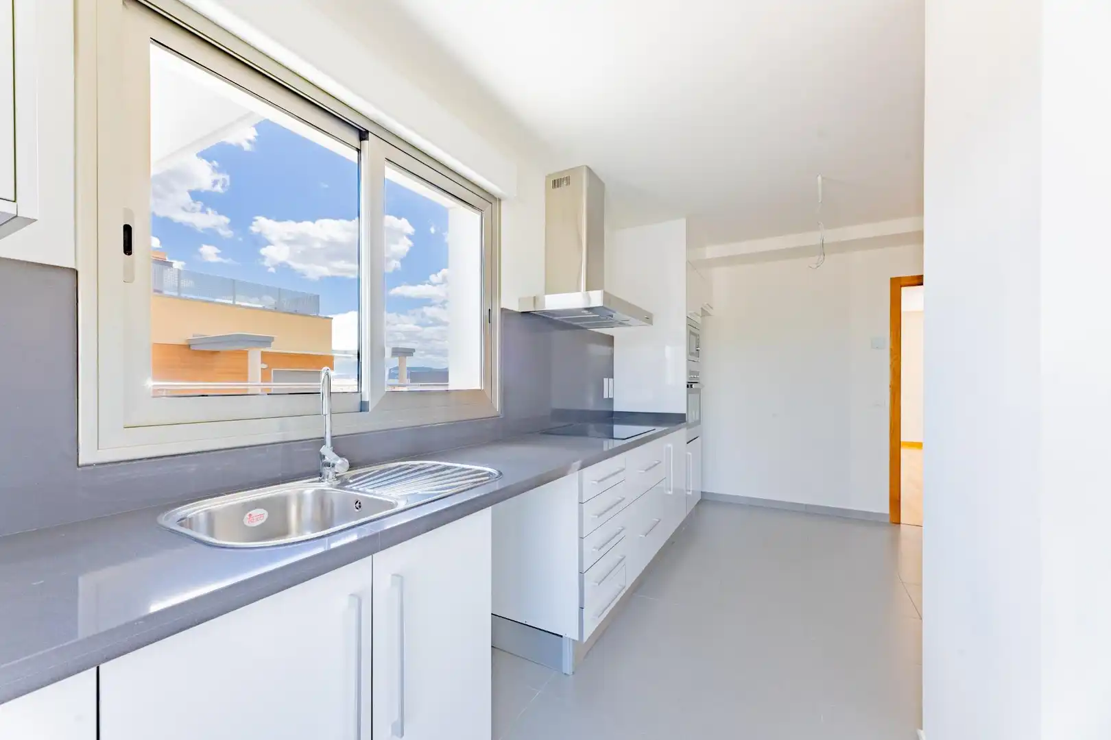 Cocina de Ático de alquiler en Gandia con Aire acondicionado, Calefacción y Parquet