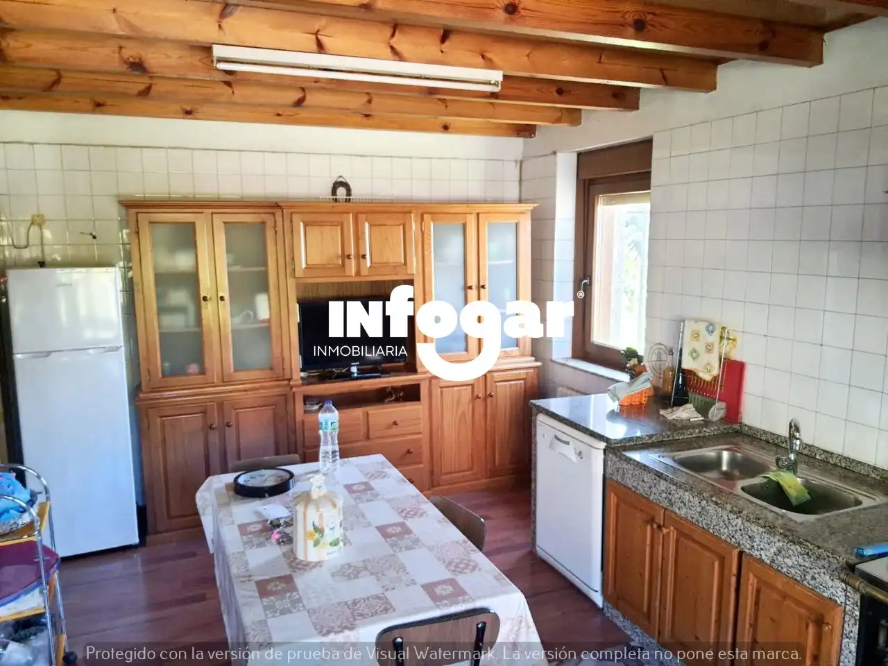 Cocina de Casa o chalet de alquiler en O Rosal   con Calefacción, Jardín privado y Terraza